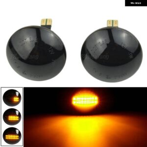 ランドローバー ダイナミック LED ウインカー サイド マーカー ライト レンジローバー L322 2002-2012 リピーター シーケンシャル ランプ フラッシャー - Dynamic Smoked