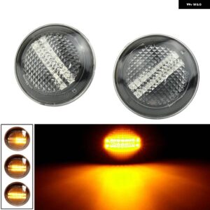 ランドローバー ダイナミック LED ウインカー サイド マーカー ライト レンジローバー L322 2002-2012 リピーター シーケンシャル ランプ フラッシャー - Dynamic Crystal