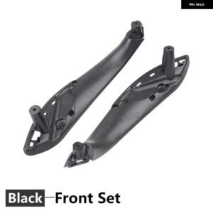 BMW 51417279311 51417279315 3シリーズ F30 316D 318D F31 320I 325D 11-19 インナードアパネルハンドルプルトリムカバー - Black Front