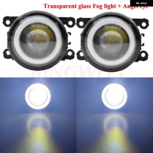 ランドローバー 1ペア H11 LED フォグランプ エンジェルアイ フリーランダー 2 LR2 FA_ 2006 2014 レンジローバー スポーツ L322 - LED-White
