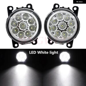 ランドローバー レンジローバー スポーツ フリーランダー 2 LR2 2006-2014 ディスカバリー 4 フォグランプ LED フォグライト ヘッドライト 2個 フォグランプ - LED-White