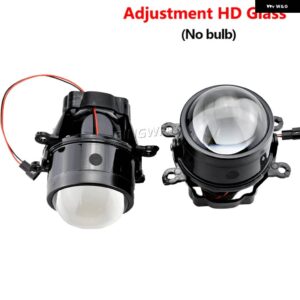 ランドローバー 2 X 車 フォグライト アセンブリ LED DRL デイタイム ランニングライト 12V レンジローバー ディスカバリー 4 フリーランダー 2 LR2 - HD Glass-No blub