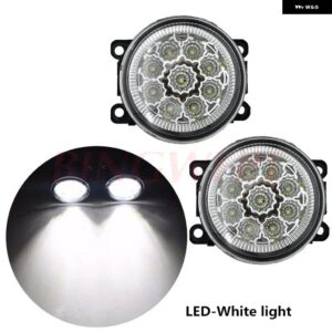 スバル 2ピース/ペア LED フォグランプ フォレスター WRX STI BRZ XV レガシィ ジャスティ アウトバック インプレッサ レヴ - LED-White
