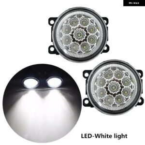 ランドローバー 2ピース/ペア LED フォグランプ 日産 ノート E11 MPV 2006-2011 ディスカバリー 4 LR4 SUV LA 2010-13 - LED-White