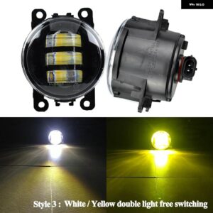 ランドローバー 2ピース/ペア LED フォグランプ 日産 ノート E11 MPV 2006-2011 ディスカバリー 4 LR4 SUV LA 2010-13 - LED-Double light