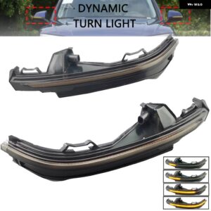 アウディ 2個 ダイナミック ウインカー LED ウインカー Q5 年度 2018 2019 2020 Q7 4M 2016 - 2020 サイドミラー ライト LNDICATOR フラッシャー - yellow