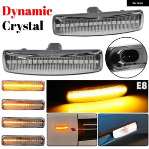 ランドローバー 2個 レンジローバー スポーツディスカバリー 3 4 フリーランド 2 ウィンカー LED サイドマーカー - Crystal style