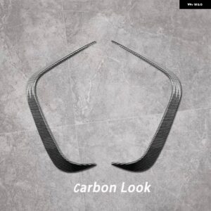 BMW F87 M2 クーペ M2 CS パフォーマンス 2016-2021 リアバンパー サイド スポイラー スプリッターリア排気口 装飾 ステッカー - Carbon Look