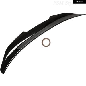 BMW F22 F87 M2 218I 220I 225I 228I 230I M 235I M 240I クーペ 2014-2021 PSM スタイルリアルーフリップ スポイラー リア スポイラー ウィング - Glossy Black