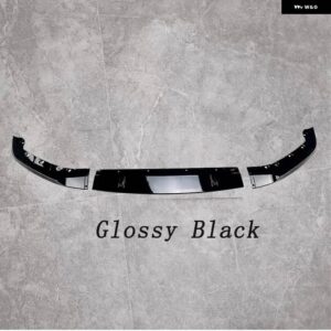 BMW 5シリーズ G30 G31 G38 520I 530I 540I M550I M スポーツ M パフォーマンス フロントバンパー リップ スポイラー フロントリップカバー ガード - Glossy Black-A