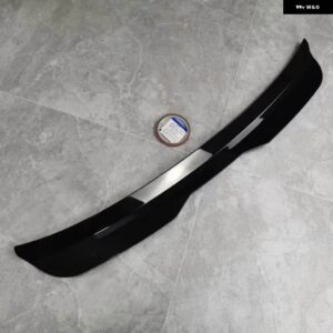 BMW 1シリーズ E81 E87 2004-2011 ハッチバック 120I 118I M135I 116I リアブーツルーフリップキャップ スポイラー ウィング 車リアテールウィング トリム - Glossy Black-B