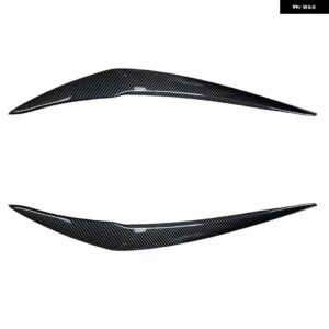 BMW F20 F21 フェイスリフト 116I 118I 120I 2015-2019 邪悪な ヘッドライト アイブロウ まぶたフロントランプライト アイブロウ ステッカー チューニング - CARBON LOOK