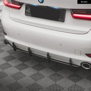 BMW G20 G21 セダン /ツーリング 2018-2022 車シャークフィンリアバンパー スポイラー スプリッターディフューザーマックストンスタイル G20 - For Stantard