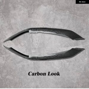 BMW 5シリーズ G30 G31 M スポーツ 520I 530I 530E 540I M55OI 2020-2023 フロントバンパー リップ スポイラー - Carbon Look