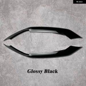 BMW 5シリーズ G30 G31 M スポーツ 520I 530I 530E 540I M55OI 2020-2023 フロントバンパー リップ スポイラー - Glossy Black
