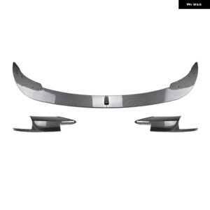 BMW F10 F11 M5 2011-2017 フロントバンパー スプリッターリップ スポイラー ディフューザーガードサイドスプリッターカバー リップ フォグランプ エアベン - Carbon Look A B