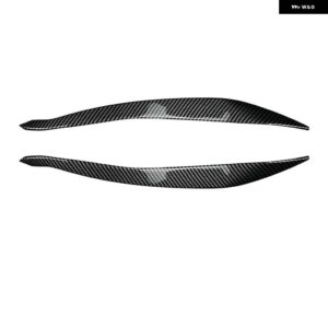 BMW 2個 ABS グロス邪悪な ヘッドライト アイブロウ まぶた F10 F11 5シリーズ 520I 520D 523I 525D 525I 530I 530D M550I M5 2010-2016 - Lci 2015-20173