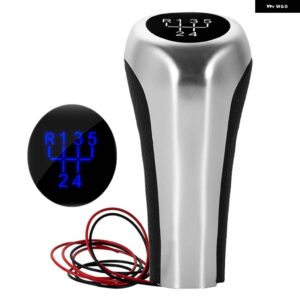 BMW スタイリング マニュアル ギア シフトノブ LED ライトシフター レバーシフター ペン E39 E60 E61 E46 E82 E87 E90 E91 E92 X1 X3 X5 M5 - BlueLight 5 Speed