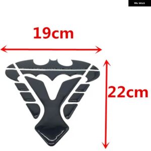 BMW 3D 防水 オートバイ デカール ガス燃料タンクパッド プロテクターカバー ステッカー バイク バット ホンダ スズキ ヤマハ カワサキ KTM - Glossy Black