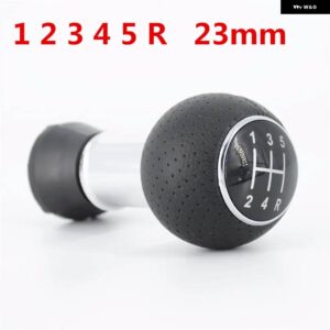 アウディ 12MM /23MM カースタイリングギア シフトノブ レバーシフター ゲートルブーツカバー ケース A3 S3 8L 1.6L 2001 2002 2003 - 12345rknob　23mm