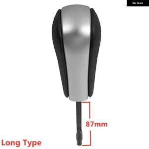 BMW E39 E46 E53 E60 E61 E63 E64 E83 E81 E82 E87 E90 E91 E92 E93 自動ギアシフトスティックノブレバーシフター スタイリング - Long Silver