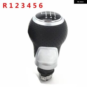 アウディ 12MM A4 S4 B8 8K A5 8T Q5 8R S ライン 2007-2015 ハンドスピードギア シフトノブ ゲートルブーツレバーハンドルヘッド防塵カバー - r　1　2　3　4　5　6　silver4