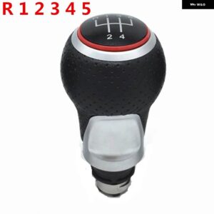 アウディ 12MM A4 S4 B8 8K A5 8T Q5 8R S ライン 2007-2015 ハンドスピードギア シフトノブ ゲートルブーツレバーハンドルヘッド防塵カバー - r　1　2　3　4　5　red6