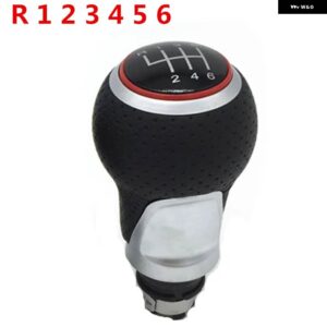 アウディ 12MM A4 S4 B8 8K A5 8T Q5 8R S ライン 2007-2015 ハンドスピードギア シフトノブ ゲートルブーツレバーハンドルヘッド防塵カバー - r　1　2　3　4　5　6　red7