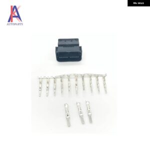 BMW 12ピン 12 ウェイ ヘッドライト ケーブルプラグ LED ランプコネクタ配線ハーネス X1 X5 F15 X6 ミニ E90 E92 320 X1 E90 F18 - Connector set