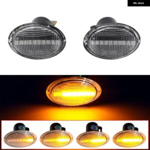 マセラティ LED ダイナミック サイドマーカー ウィンカーライト フィアット 500 フォード KA ランチア リブラ イプシロン グランカブリオ - High quality Crystal