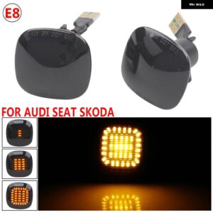 アウディ LED ダイナミック サイドマーカー ライトウィンカーシーケンシャルランプ A3 A4 B5 A8 D2 1994/02/01 - Dynamic Smoked
