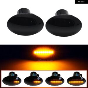 マセラティ LED ウインカー サイド マーカー ライト グラントゥーリズモ 2007 グランカブリオ 2010 クアトロポルテ 2003-2012 - Dynamic Smoked