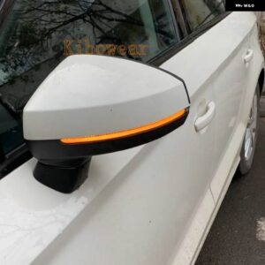 アウディ ホワイトサイドウイングミラー カバー A3 S3 8V キャップ 2017 交換 2015 2016 2018 2013 2014 2019 左右 - Right side RH
