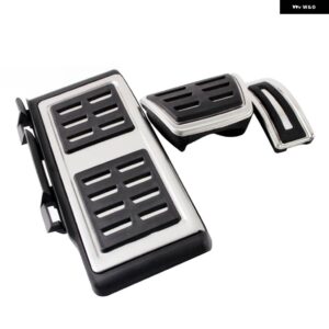 アウディ A3 8V 8Y S3 RS3 スポーツバック カブリオ 2012-2020-23 アクセルブレーキ フットレスト ペダルカバー パッドアクセサリー - Footrest AT 3pcs