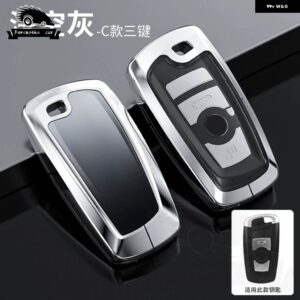 BMW 合金キーケースカバー F10 F11 F20 F30 F31 F34 E90 G30 X1 X3 E83 M2 F40 X4 M1 M3 M4シリーズ 1 2 3 5 7 - 3 grey