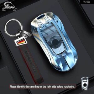 BMW 合金キーケースカバー F20 F30 F31 F34 F10 F11 X3 F25 X4 I3 M3 M4 5 1 3シリーズ スタイリングアクセサリー - silvery MAX