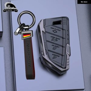 BMW 合金キーケースカバー バッグ F20 G20 G30 X1 X3 X4 X5 G05 X6 X7 G11 F15 F16 G01 G02 F48 アクセサリーホルダーシェルキーホルダー - Black-C