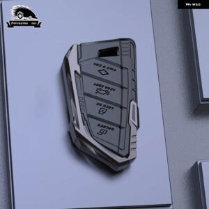 BMW 合金キーケースカバー バッグ F20 G20 G30 X1 X3 X4 X5 G05 X6 X7 G11 F15 F16 G01 G02 F48 アクセサリーホルダーシェルキーホルダー - black