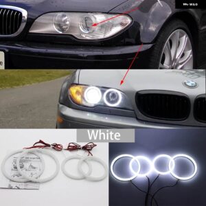 BMW スイッチバック LED エンジェルアイデュアルカラー 3シリーズ E46 316I 318I 320D 320I 323I 328I 330I 325XI 330D 1998-05 - 5.Coupe White