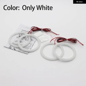 BMW スイッチバック コットン ライト LED エンジェル アイ デュアル カラー Z4 E85 E86 2002-2008 - WHITE
