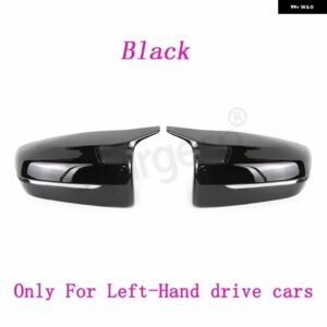 BMW 4 5 7 8 I3 I4 I7シリーズ G30 G31 G38 G22 G11 G12 サイドウイング交換用ミラー カバー リアビュータイプ - Black 2pcs
