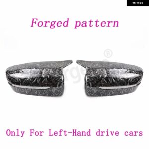 BMW 4 5 7 8 I3 I4 I7シリーズ G30 G31 G38 G22 G11 G12 サイドウイング交換用ミラー カバー リアビュータイプ - Forged pattern-2pcs