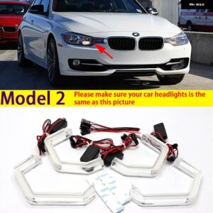 BMW M4 象徴 LED クリスタルエンジェルアイキット 3シリーズ F30 F31 F34 F35 M3 316I 318I 320I 328I 330I 335I 340I 316D 318D 11-16 - model 2