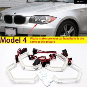 BMW M4 象徴 LED クリスタルエンジェルアイキット 1シリーズ E81 E82 E87 E88 116I 118I 120I 125I 128I 130I 135I 116D 118D 2004-13 - model 4