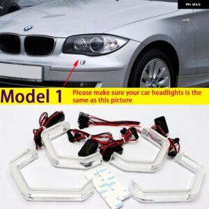 BMW M4 象徴 LED クリスタルエンジェルアイキット 1シリーズ E81 E82 E87 E88 116I 118I 120I 125I 128I 130I 135I 116D 118D 2004-13 - model 1