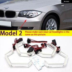 BMW M4 象徴 LED クリスタルエンジェルアイキット 1シリーズ E81 E82 E87 E88 116I 118I 120I 125I 128I 130I 135I 116D 118D 2004-13 - model 2