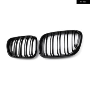 BMW 1ペア M カラー/ グロスブラック フロントバンパー キドニーグリル X3 F25 X4 F26 2014-18 アクセサリー - all black