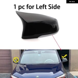 BMW カーボンルックブラックバックミラー カバー F44 F40 G29 2020+ F48 F49 F52 2019-2020 X2 F39 TOYOTA SUPRA 2019-2020 - 1pc Left Side Black