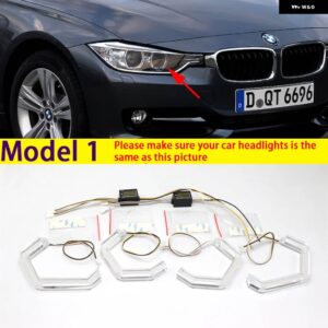 BMW M4 スイッチバック ウィンカーライト リング DRL LED エンジェルアイズ キット 3シリーズ F30 F31 F34 F35 M3 2011-2016 - model 1