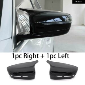 BMW ホワイトサイドミラー カバー キャップカーボン 3 4 5 7 8シリーズ G11 G12 G14 G15 G16 G22 G23 G24 G30 G31 G38 G20 G28 - 1 pair black
